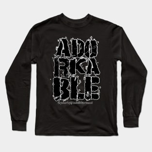 Adorkable Graffiti Long Sleeve T-Shirt